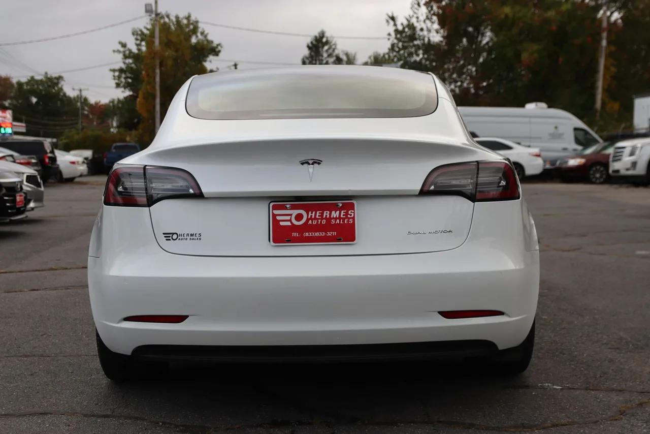 2020 Tesla Model 3 Long Range Sedan 4D in white — photo 9 of 33