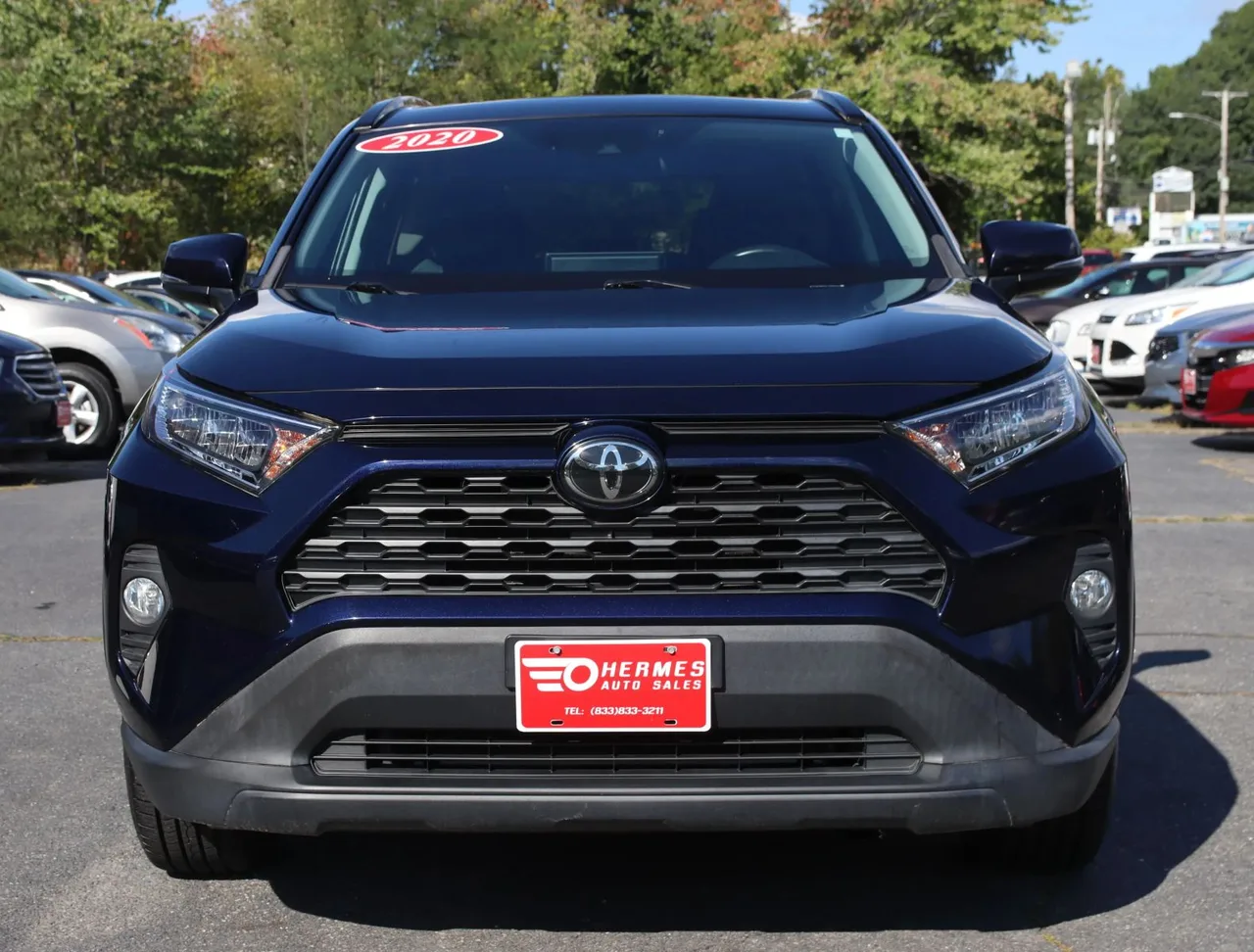 2020 Toyota RAV4 XLE Sport Utility 4D in blue — photo 3 of 39