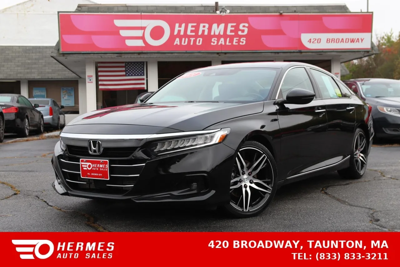 2021 Honda Accord Touring Sedan 4D in black — photo 1 of 41