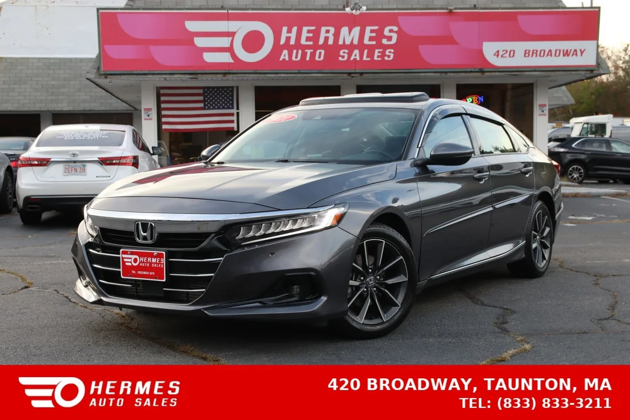 2021 Honda Accord EX-L Sedan 4D in gray — photo 1 of 29