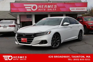 2021 Honda Accord EX-L Sedan 4D in white — used car for sale in Taunton, MA