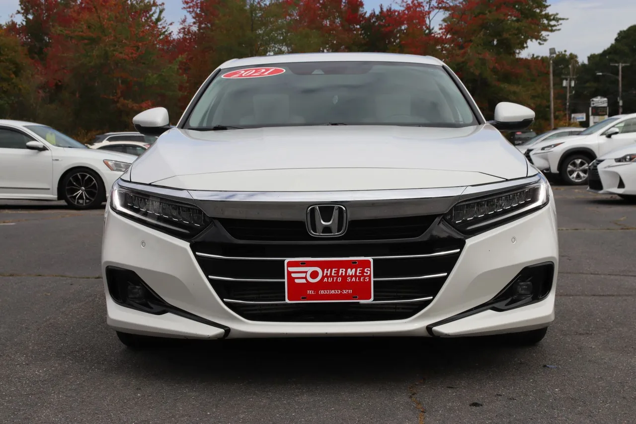 2021 Honda Accord EX-L Sedan 4D in white — photo 2 of 40