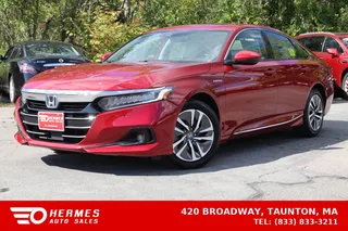 2021 Honda Accord Hybrid EX-L Sedan 4D in red — used car for sale in Taunton, MA