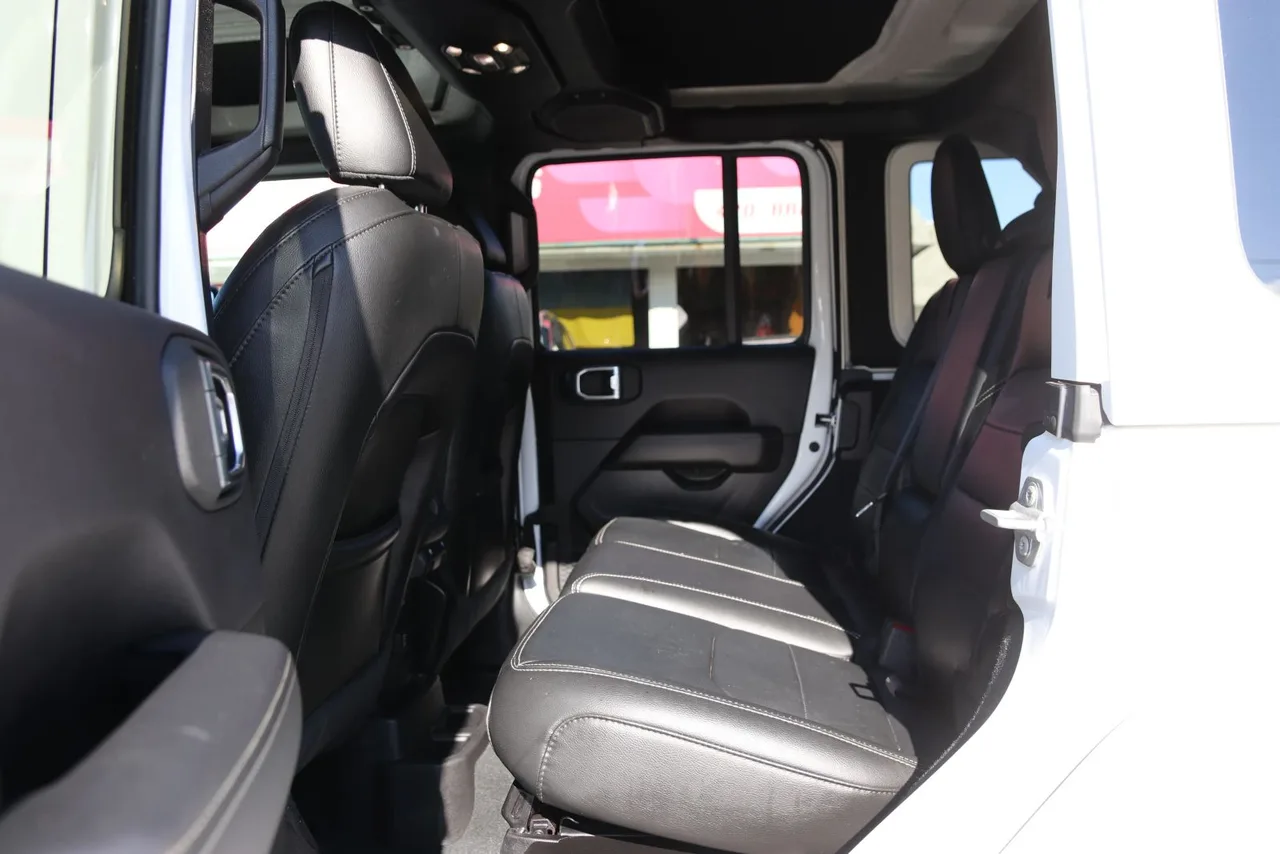 2022 Jeep Wrangler Unlimited 4xe Sahara 4xe Sport Utility 4D in white — photo 20 of 35