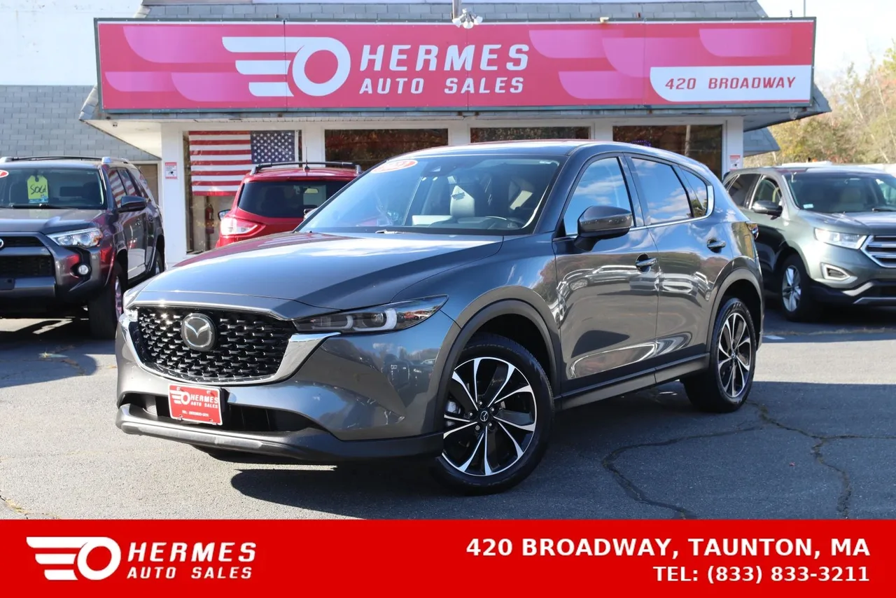 2022 Mazda CX-5 2.5 S Premium Plus Sport Utility 4D in gray — photo 1 of 37