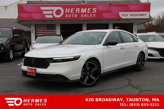 2023 Honda Accord Hybrid Sport Sedan 4D in white — used car for sale in Taunton, MA