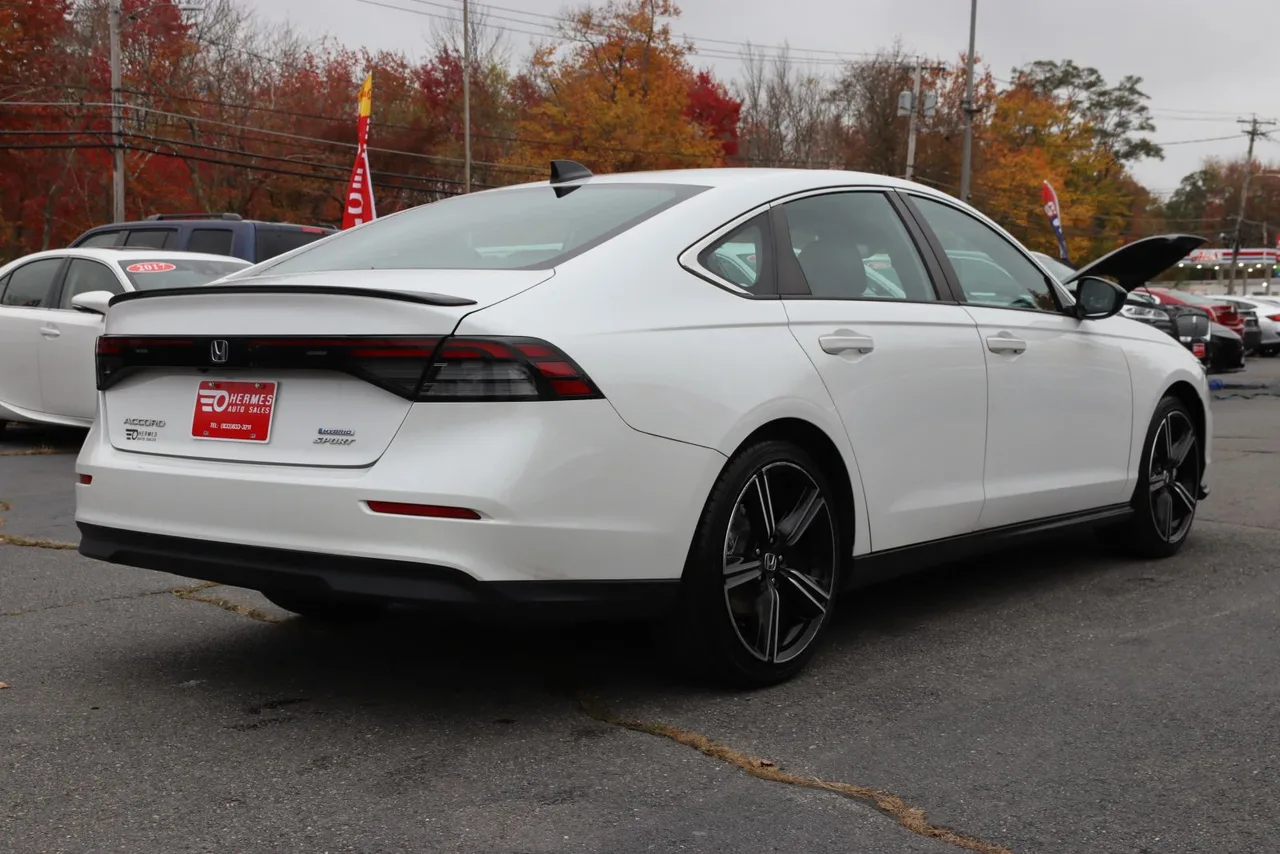 2023 Honda Accord Hybrid Sport Sedan 4D in white — photo 8 of 36